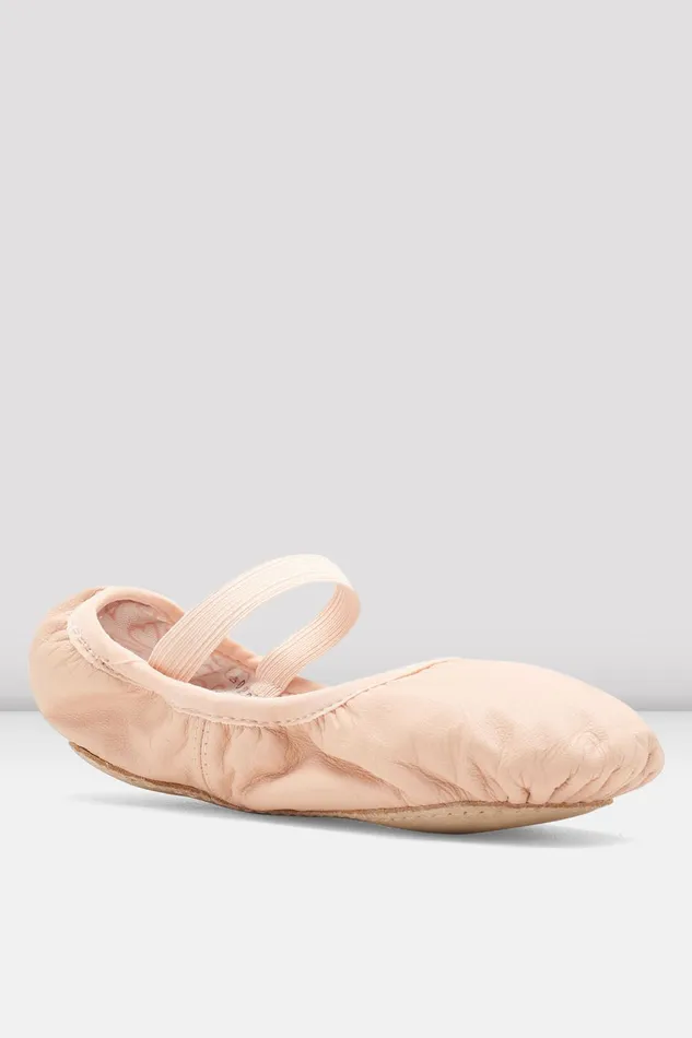Childrens Belle Leather Ballet Shoes Pink Leather Children Ballet Bloch