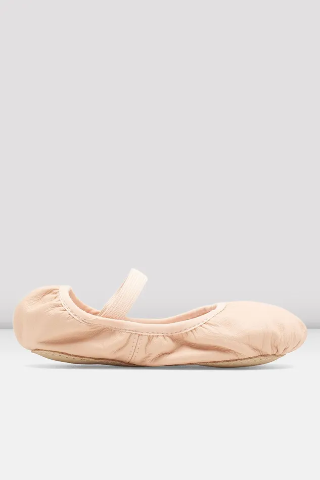 Childrens Belle Leather Ballet Shoes Pink Leather Children Ballet Bloch