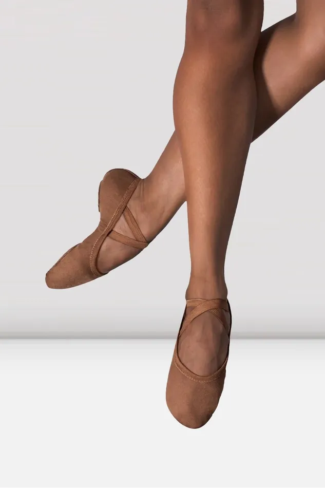 Childrens Performa Stretch Canvas Ballet Shoes Cocoa Canvas Adult Tonal Footwear Bloch Childrens Performa Stretch Canvas Ballet Shoes Cocoa Canvas Adult Tonal Footwear Bloch