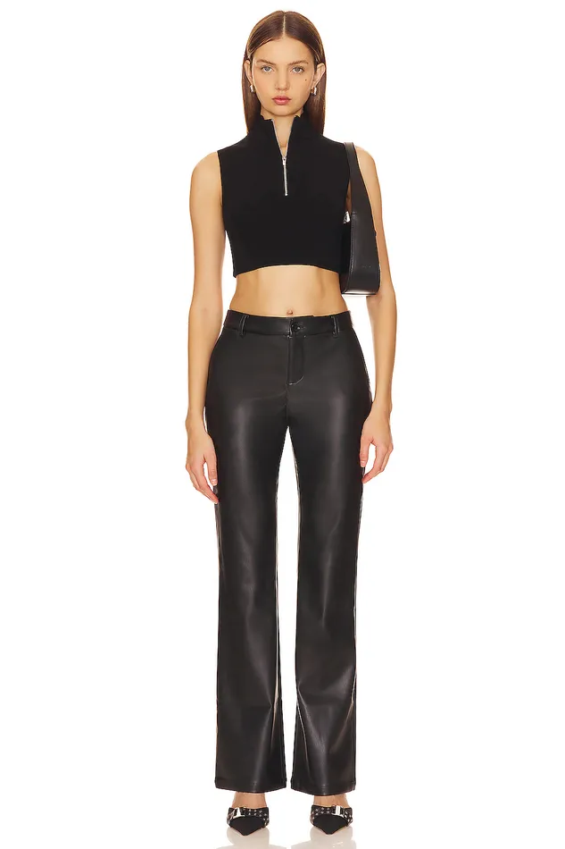 Christine Flare Pants Black Women Lovers and Friends Leather Christine Flare Pants Black Women Lovers and Friends Leather