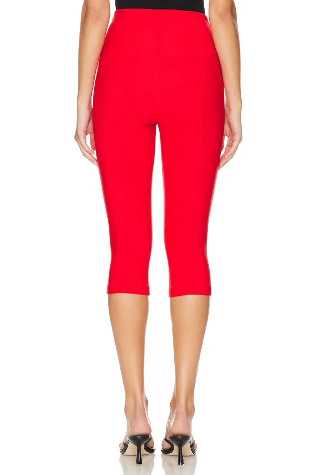 Cindy Cropped Capri Pant Red Women Lovers and Friends Pants