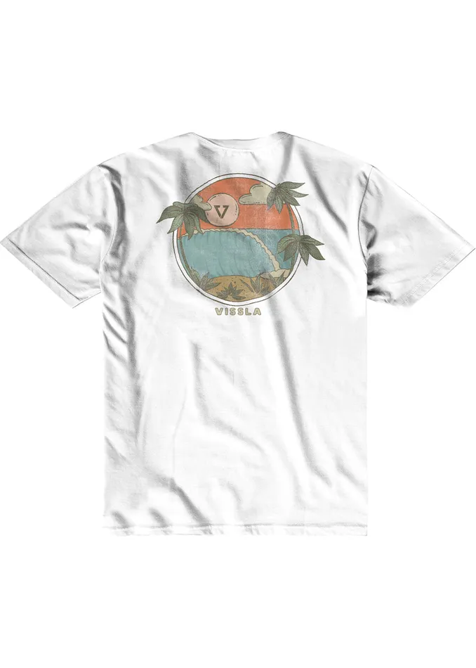 Clothing Youth Vissla Hideaway Boys Tee White