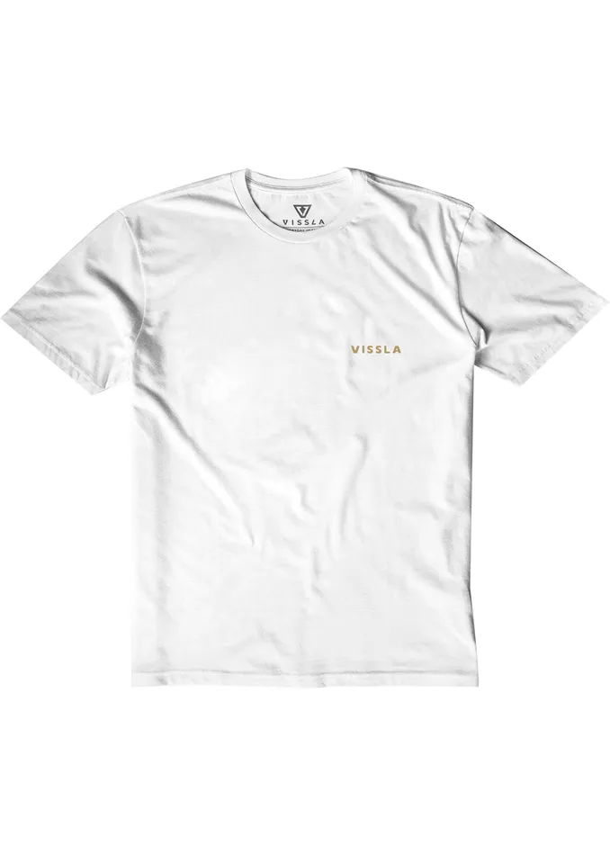 Clothing Youth Vissla Hideaway Boys Tee White Clothing Youth Vissla Hideaway Boys Tee White