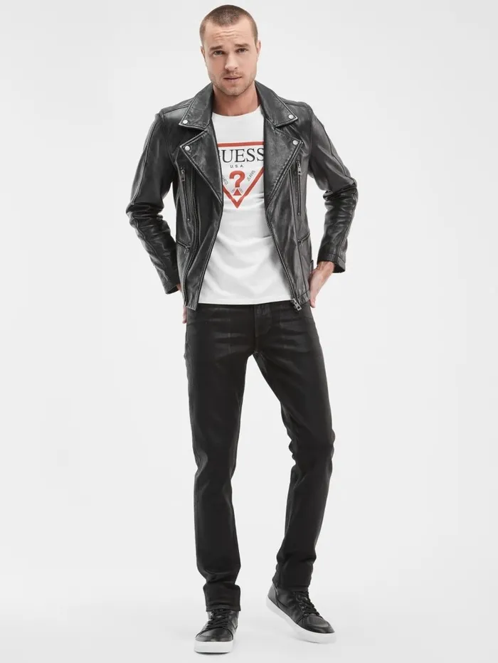 Coated Tapered Jeans Jet Black Coated Men Jeans and Denim GUESS Coated Tapered Jeans Jet Black Coated Men Jeans and Denim GUESS