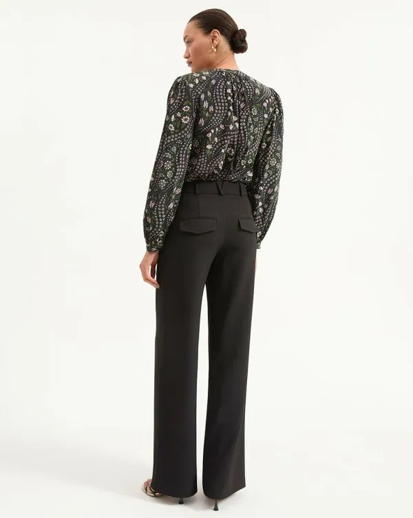 Cole WideLeg Pant Black Women Veronica Beard Pants Cole WideLeg Pant Black Women Veronica Beard Pants