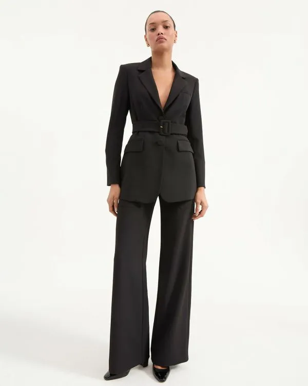 Cole WideLeg Pant Black Women Veronica Beard Pants Cole WideLeg Pant Black Women Veronica Beard Pants