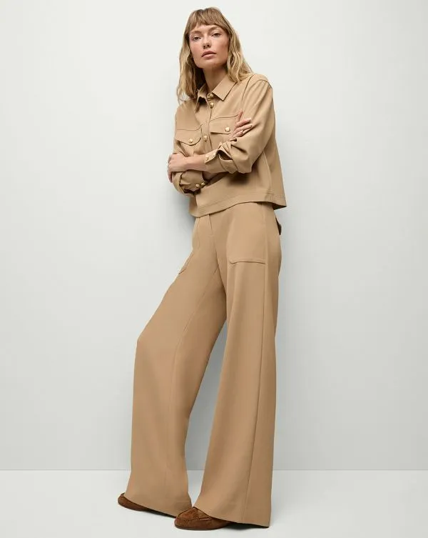 Colvin Top Khaki Women Veronica Beard Tops Colvin Top Khaki Women Veronica Beard Tops