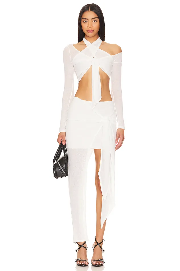 Dani Skirt White Women Lovers and Friends Skirts Dani Skirt White Women Lovers and Friends Skirts