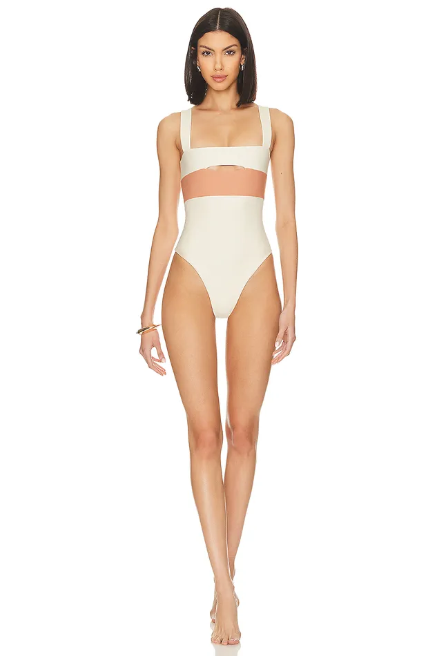 Daytona One Piece Cream and Honey Women Lovers and Friends Swimsuits and CoverUps Daytona One Piece Cream and Honey Women Lovers and Friends Swimsuits and CoverUps