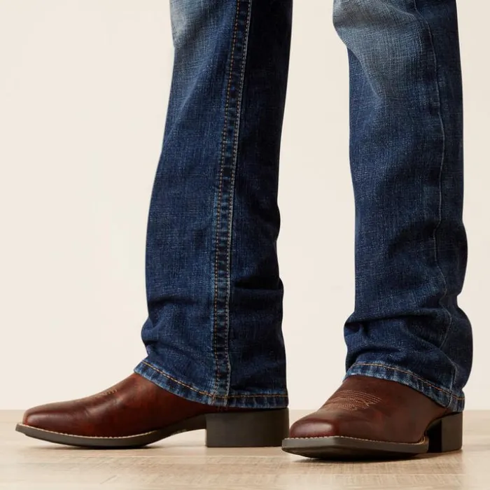 Denim Kids Ariat B4 Relaxed Dennis Boot Cut Jean Denali Denim Kids Ariat B4 Relaxed Dennis Boot Cut Jean Denali