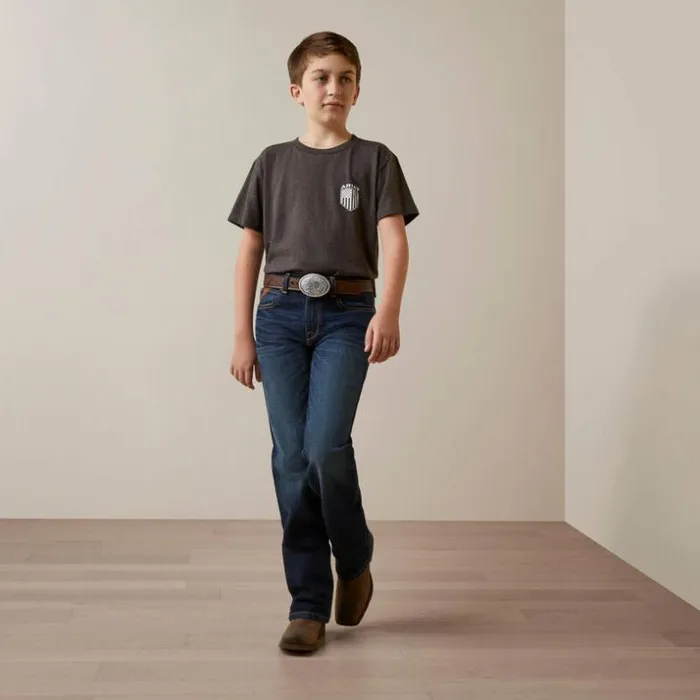 Denim Kids Ariat B5 Slim Hansen Straight Jean Mineral Blue
