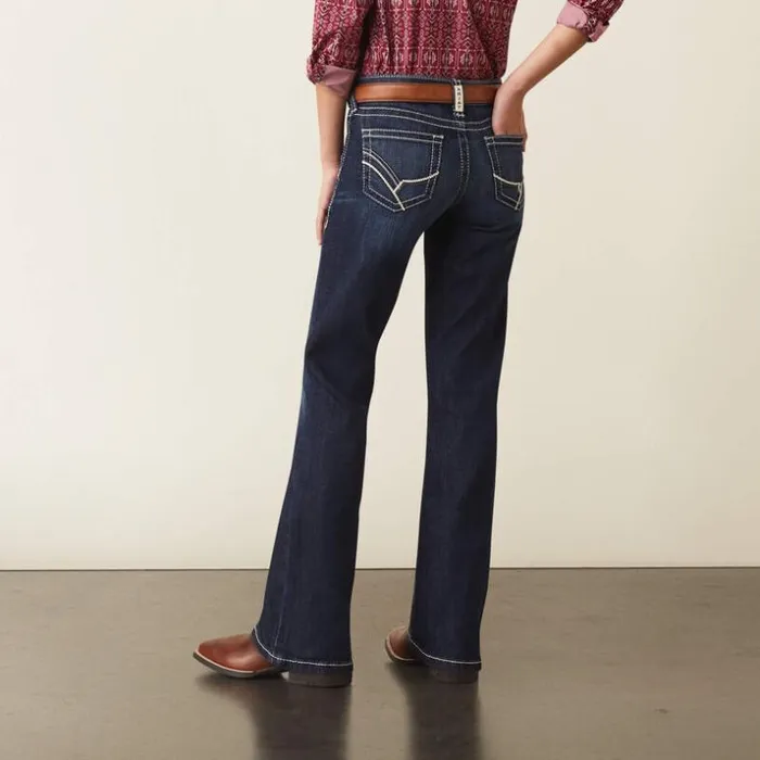 Denim Kids Ariat REAL Brianna Boot Cut Jean Naomi Denim Kids Ariat REAL Brianna Boot Cut Jean Naomi