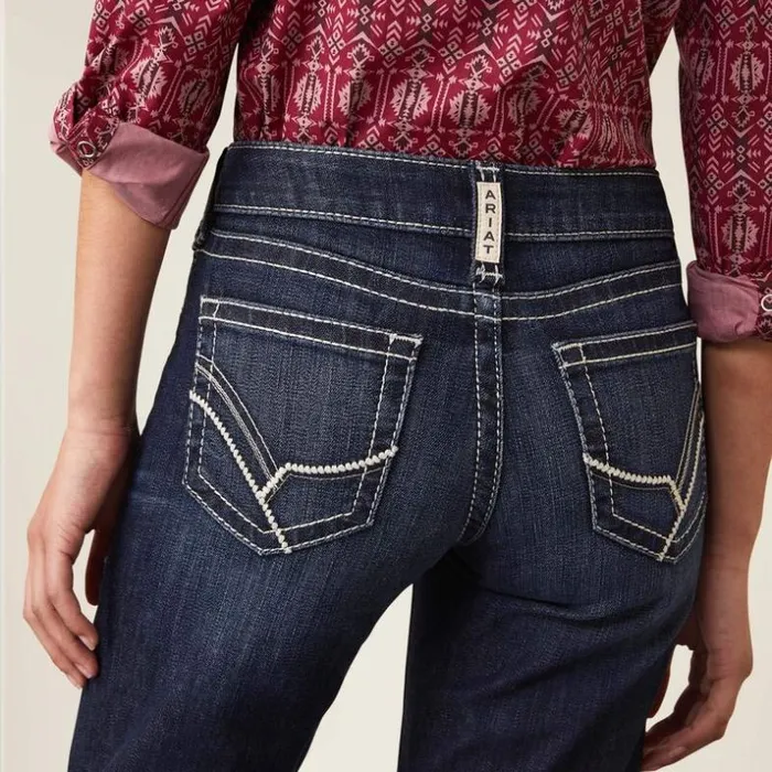 Denim Kids Ariat REAL Brianna Boot Cut Jean Naomi Denim Kids Ariat REAL Brianna Boot Cut Jean Naomi