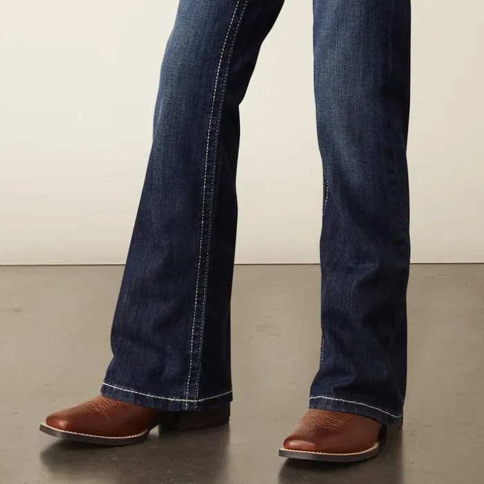 Denim Kids Ariat REAL Brianna Boot Cut Jean Naomi Denim Kids Ariat REAL Brianna Boot Cut Jean Naomi