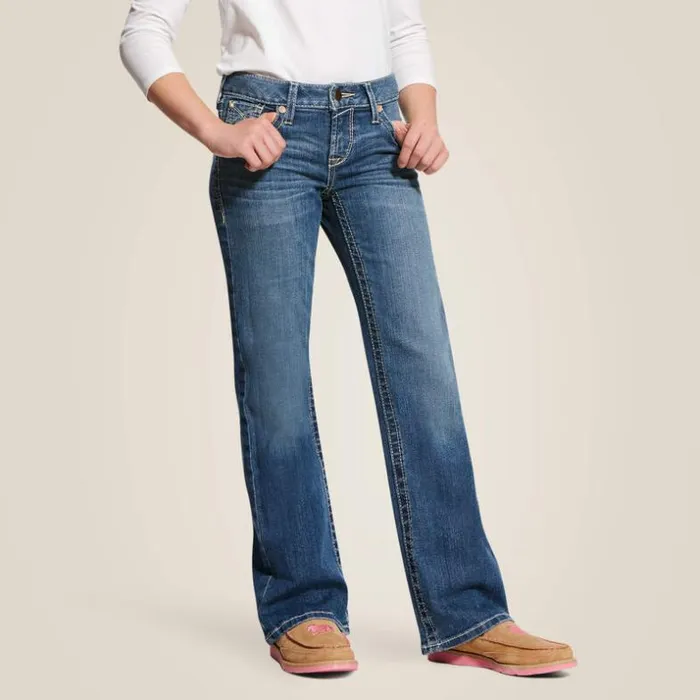Denim Kids Ariat Whipstitch Boot Cut Jean Eleanor