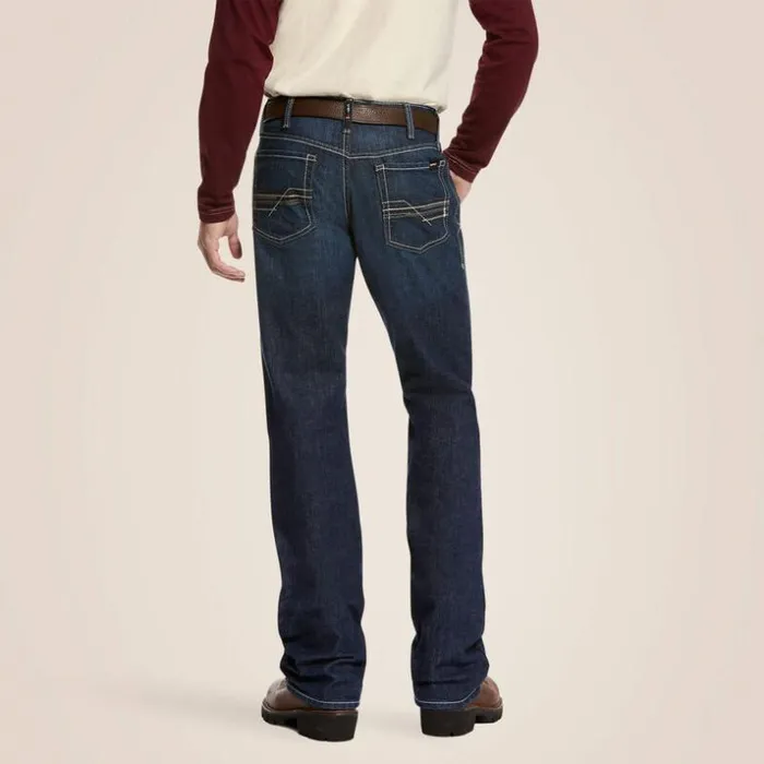 Denim Men Ariat FR M4 Relaxed DuraStretch Lineup Stackable Straight Leg Jean Platinum Denim Men Ariat FR M4 Relaxed DuraStretch Lineup Stackable Straight Leg Jean Platinum