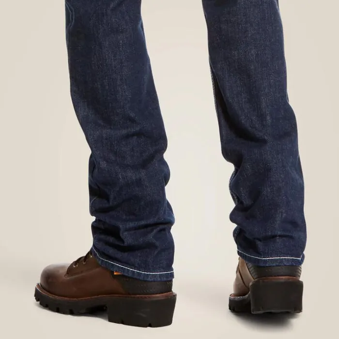 Denim Men Ariat FR M4 Relaxed DuraStretch Lineup Stackable Straight Leg Jean Platinum Denim Men Ariat FR M4 Relaxed DuraStretch Lineup Stackable Straight Leg Jean Platinum