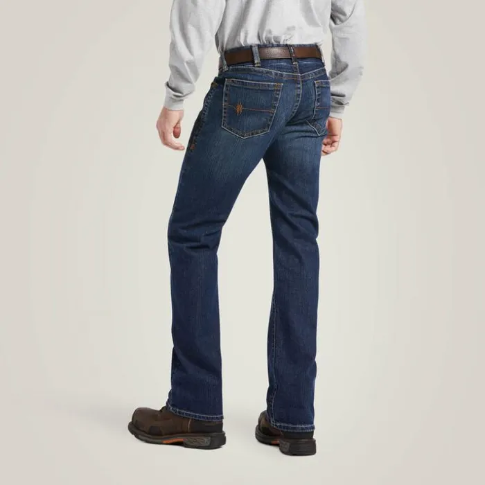 Denim Men Ariat FR M7 Slim DuraStretch Basic Straight Jean Shale