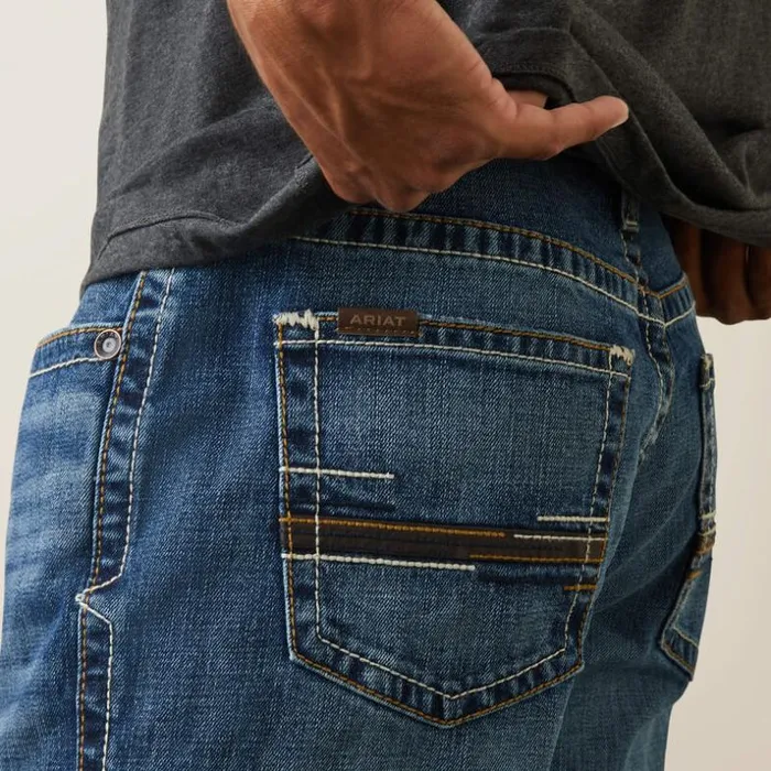 Denim Men Ariat M4 Relaxed Ranger Straight Jean Heath Denim Men Ariat M4 Relaxed Ranger Straight Jean Heath