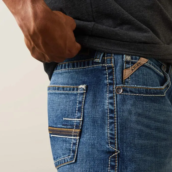 Denim Men Ariat M4 Relaxed Ranger Straight Jean Heath Denim Men Ariat M4 Relaxed Ranger Straight Jean Heath