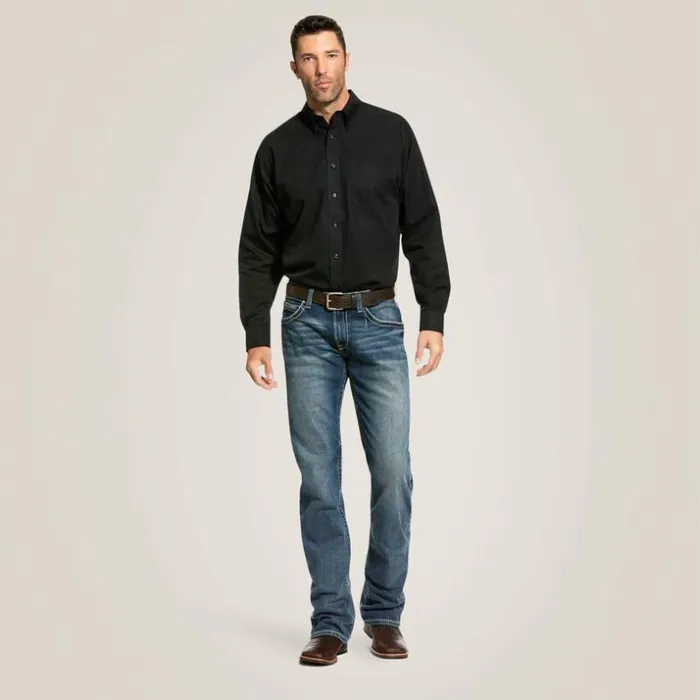 Denim Men Ariat M5 Slim Stretch Adkins Stackable Straight Leg Jean Lennox Denim Men Ariat M5 Slim Stretch Adkins Stackable Straight Leg Jean Lennox