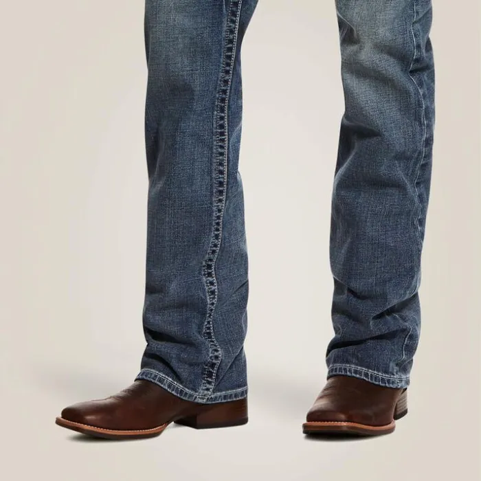 Denim Men Ariat M5 Slim Stretch Adkins Stackable Straight Leg Jean Lennox Denim Men Ariat M5 Slim Stretch Adkins Stackable Straight Leg Jean Lennox