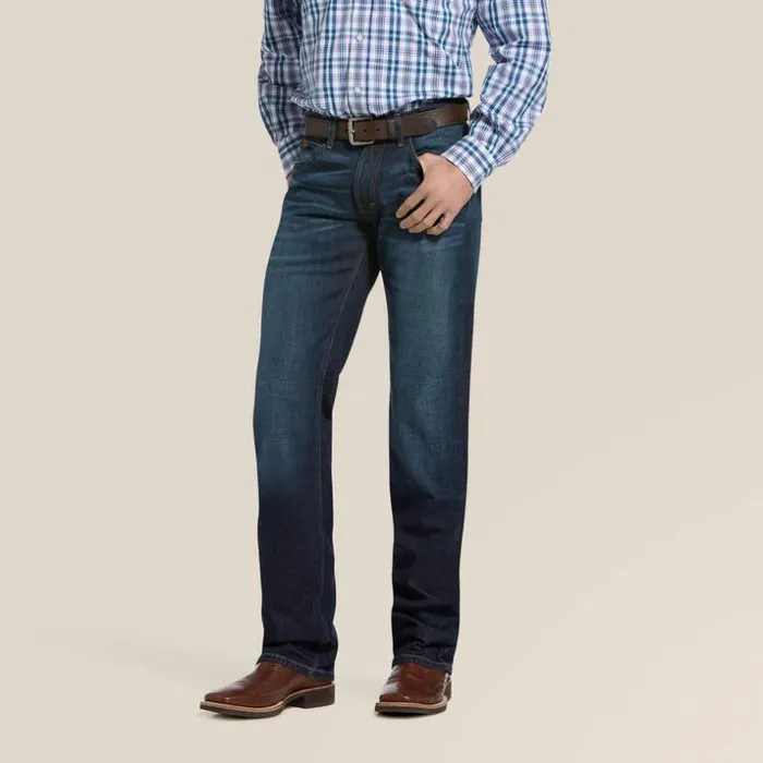 Denim Men Ariat M5 Slim Stretch Legacy Stackable Straight Leg Jean Durham