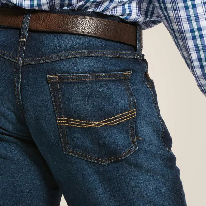 Denim Men Ariat M5 Slim Stretch Legacy Stackable Straight Leg Jean Durham Denim Men Ariat M5 Slim Stretch Legacy Stackable Straight Leg Jean Durham