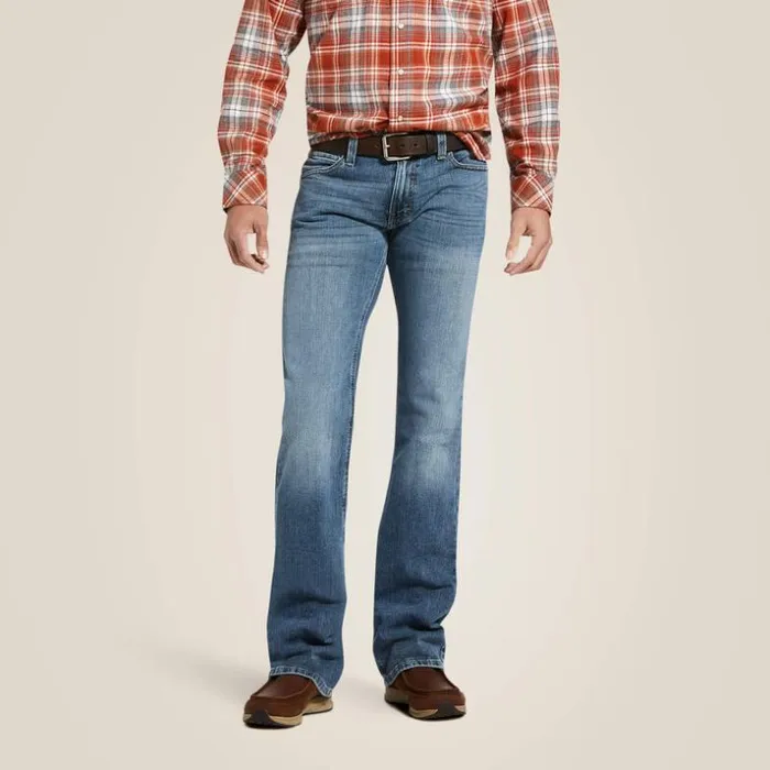 Denim Men Ariat M7 Rocker Stretch Legacy Boot Cut Jean Drifter
