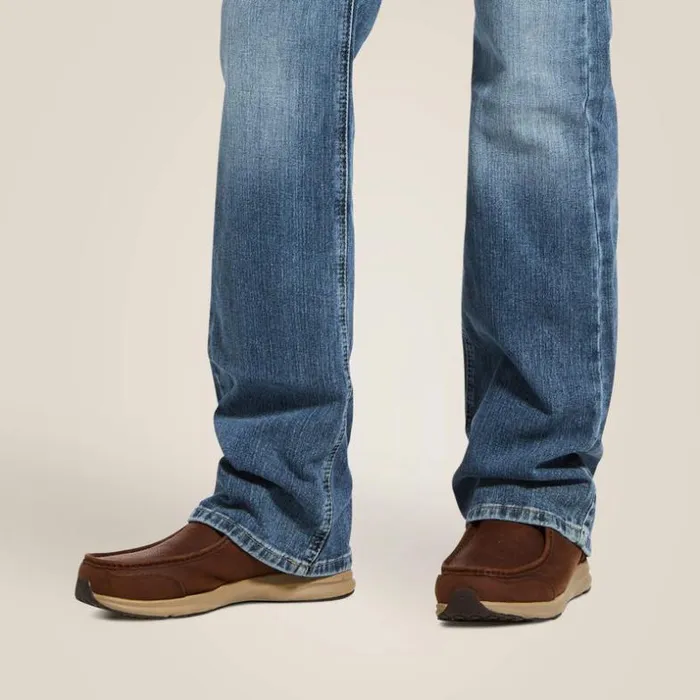 Denim Men Ariat M7 Rocker Stretch Legacy Boot Cut Jean Drifter Denim Men Ariat M7 Rocker Stretch Legacy Boot Cut Jean Drifter