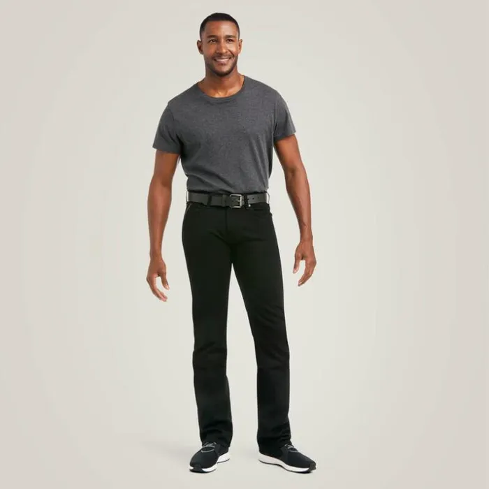 Denim Men Ariat M7 Slim Legacy Straight Jean Black