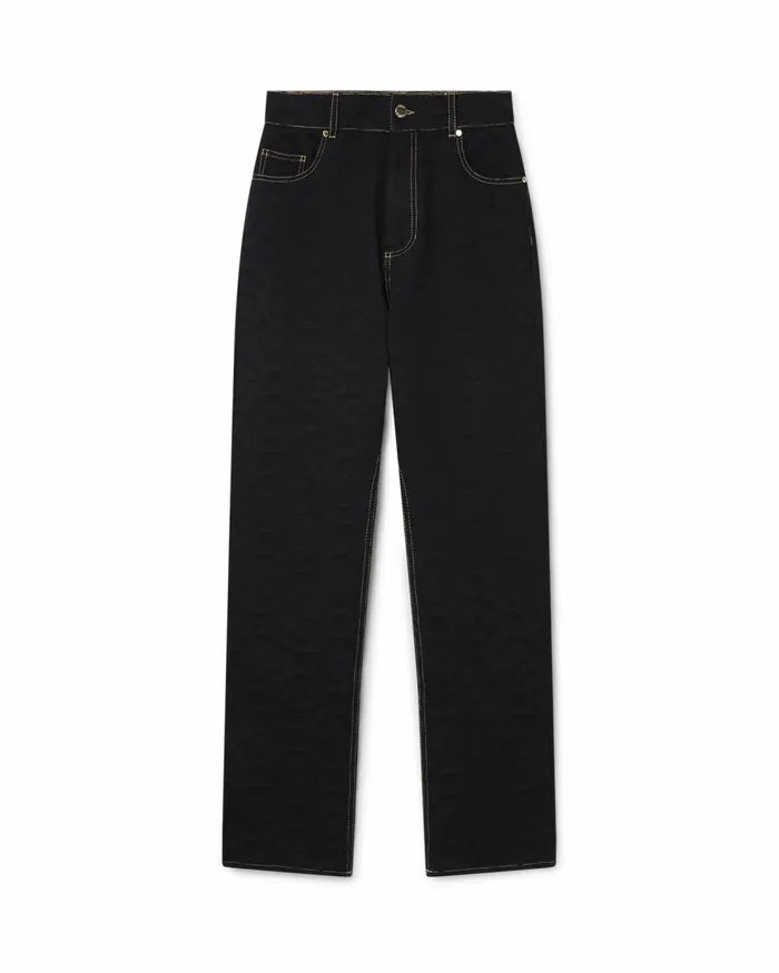 Denim Men Casablanca Paris Jacquard Denim Jeans