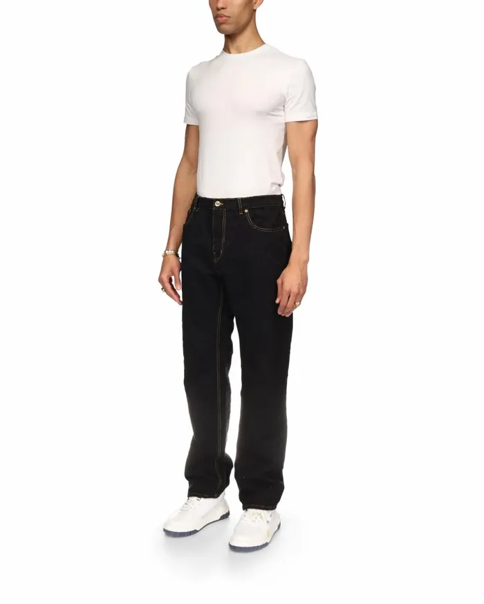 Denim Men Casablanca Paris Jacquard Denim Jeans