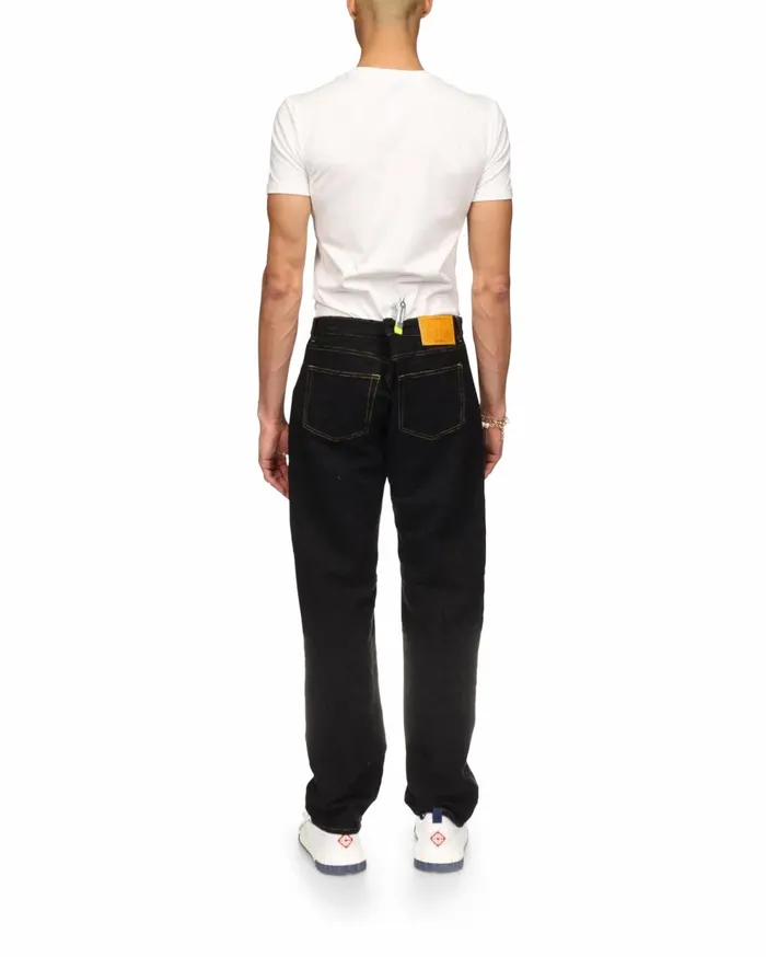 Denim Men Casablanca Paris Jacquard Denim Jeans