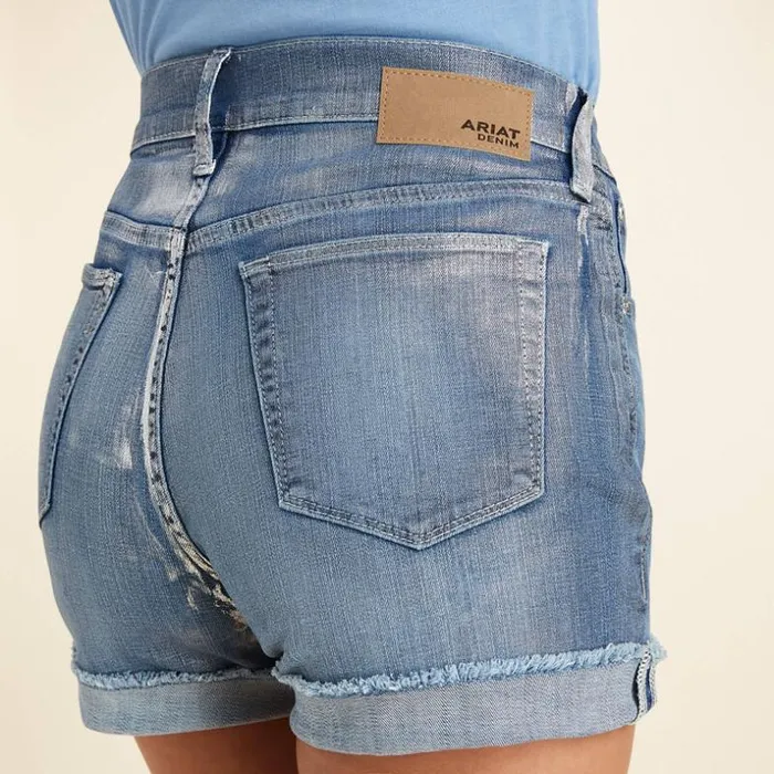 Denim Women Ariat Jazmine 5034 Short Silver Gloss Denim Women Ariat Jazmine 5034 Short Silver Gloss