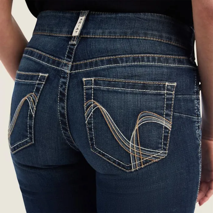 Denim Women Ariat REAL Freesia Straight Jean Pasadena