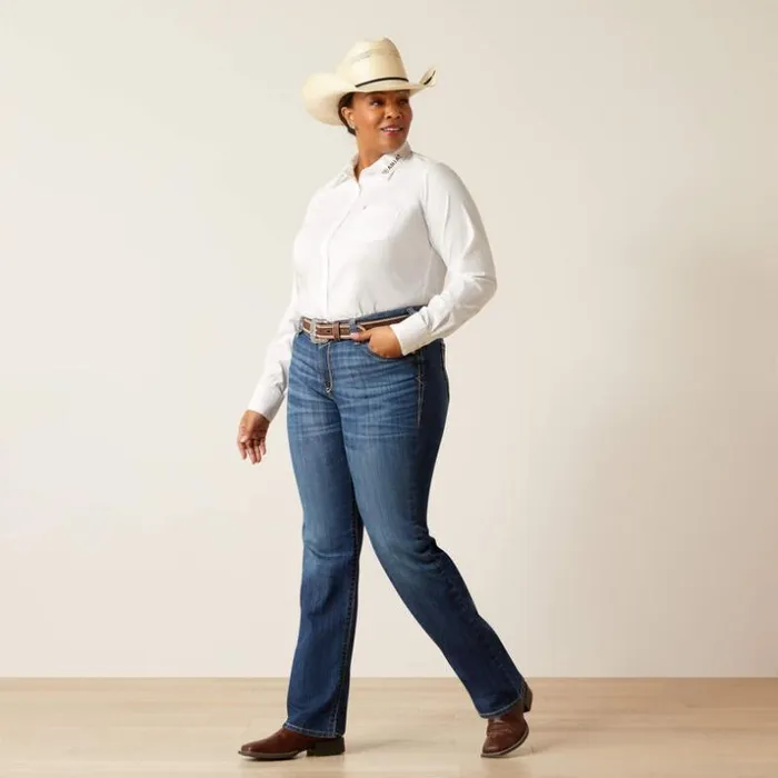 Denim Women Ariat REAL Mid Rise Everlee Straight Jean Irvine Denim Women Ariat REAL Mid Rise Everlee Straight Jean Irvine