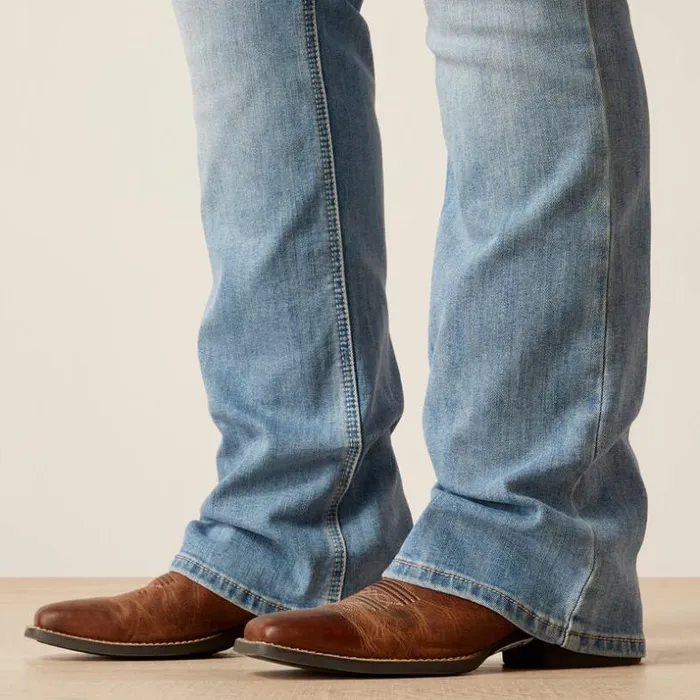 Denim Women Ariat REAL Perfect Rise Arrow Fit Penelope Boot Cut Jean Oklahoma