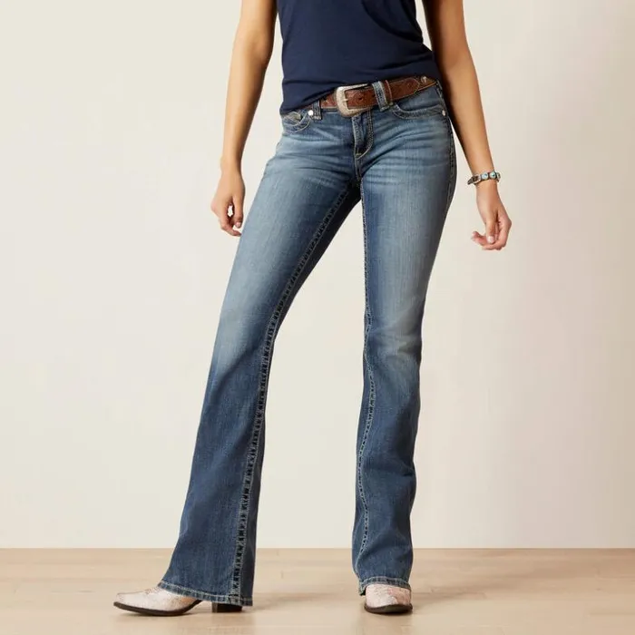 Denim Women Ariat REAL Perfect Rise Phoebe Boot Cut Jean Canadian