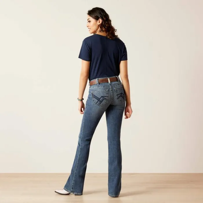 Denim Women Ariat REAL Perfect Rise Phoebe Boot Cut Jean Canadian Denim Women Ariat REAL Perfect Rise Phoebe Boot Cut Jean Canadian