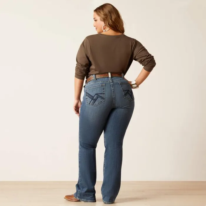 Denim Women Ariat REAL Perfect Rise Phoebe Boot Cut Jean Canadian Denim Women Ariat REAL Perfect Rise Phoebe Boot Cut Jean Canadian