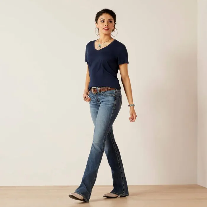 Denim Women Ariat REAL Perfect Rise Phoebe Boot Cut Jean Canadian Denim Women Ariat REAL Perfect Rise Phoebe Boot Cut Jean Canadian