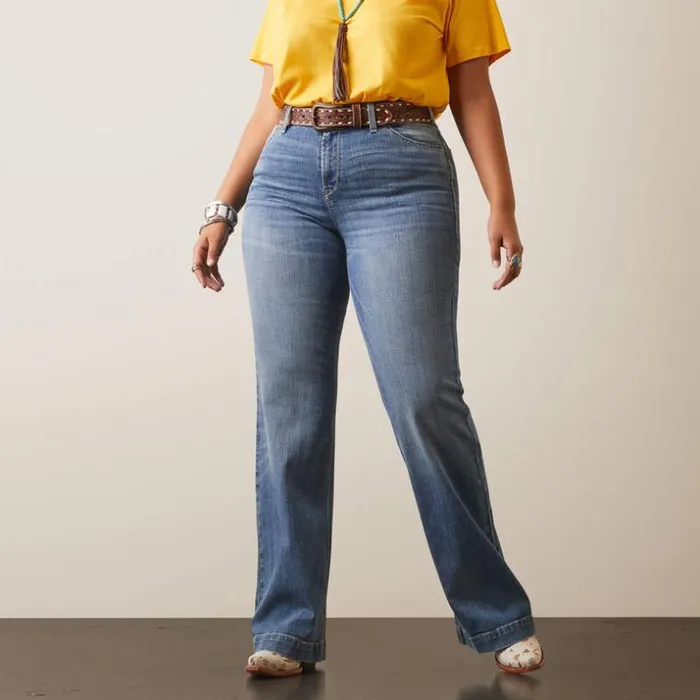 Denim Women Ariat Trouser Perfect Rise Angelina Wide Leg Jean Alabama Denim Women Ariat Trouser Perfect Rise Angelina Wide Leg Jean Alabama
