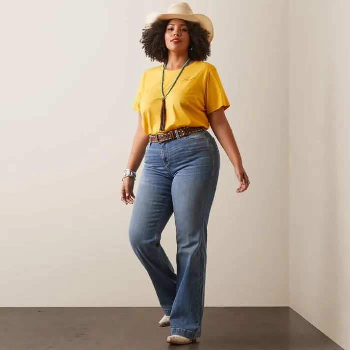 Denim Women Ariat Trouser Perfect Rise Angelina Wide Leg Jean Alabama Denim Women Ariat Trouser Perfect Rise Angelina Wide Leg Jean Alabama