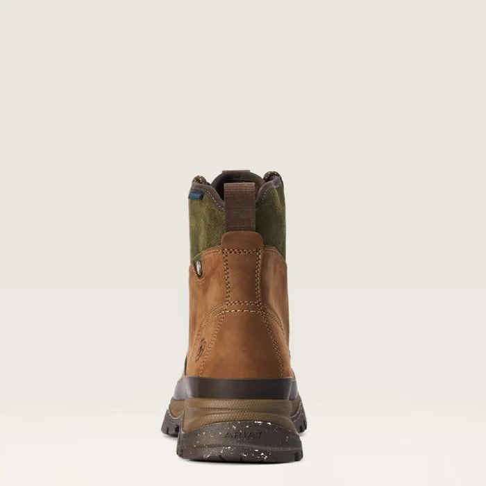 Dress and Fashion Boots Women Ariat Moresby Waterproof Boot Oily Distressed Brown