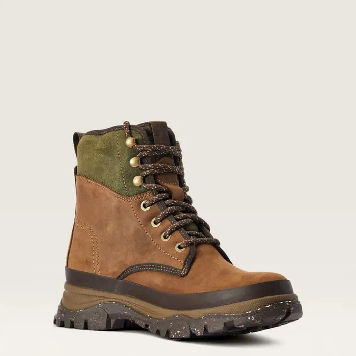Dress and Fashion Boots Women Ariat Moresby Waterproof Boot Oily Distressed Brown