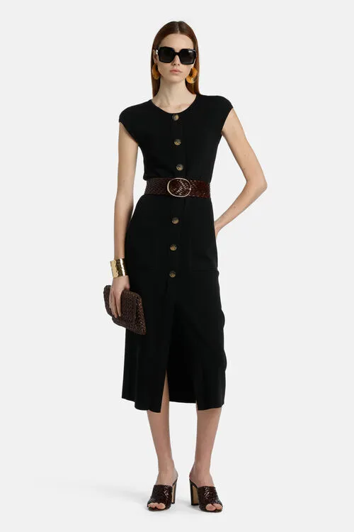 Dresses and Jumpsuits Cenerentola Cenerentola Black 8211 Luisa Spagnoli Women Dresses and Jumpsuits Cenerentola Cenerentola Black 8211 Luisa Spagnoli Women