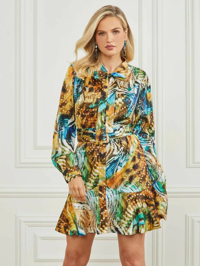 Dresses and Jumpsuits Dianne Printed Shift Dress Eutopia Print GUESS Women