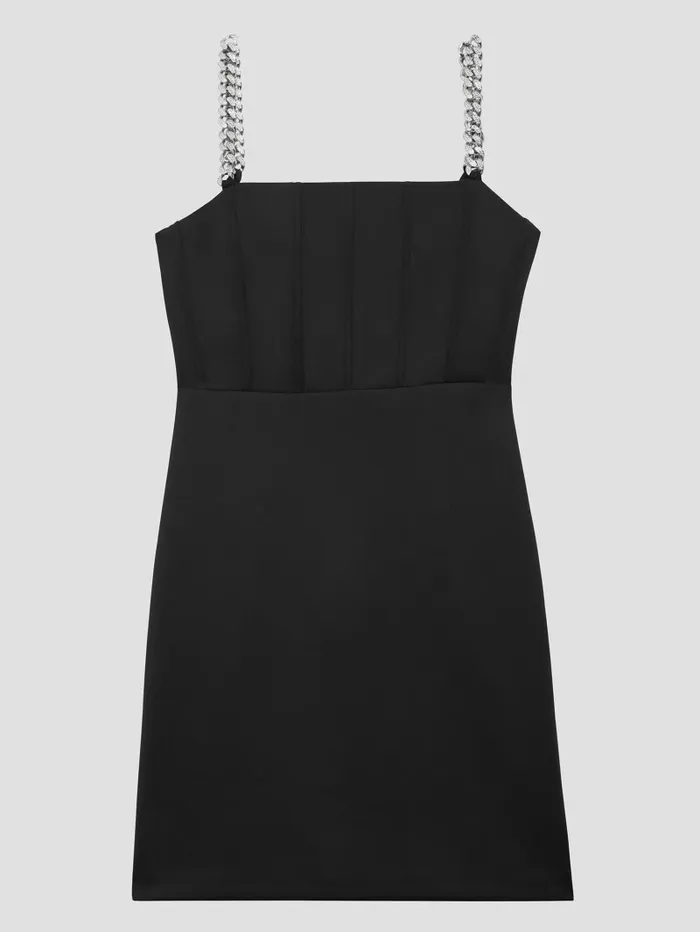 Dresses and Jumpsuits Eco Skylar Scuba Dress Black 8211 GUESS Women Dresses and Jumpsuits Eco Skylar Scuba Dress Black 8211 GUESS Women