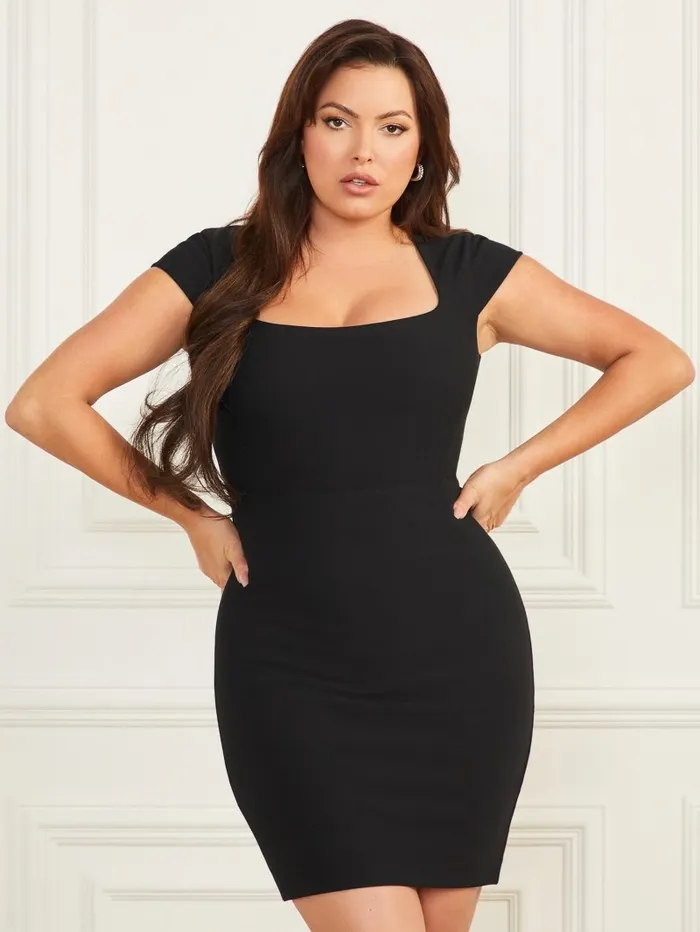 Dresses and Jumpsuits GUESS Women Polly Pencil Dress Black Dresses and Jumpsuits GUESS Women Polly Pencil Dress Black